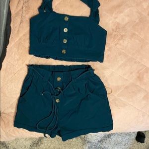 Hunter Green two piece set